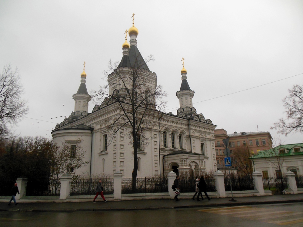 Moscow. St. Archangel Michael church at Pogodiskaya Street