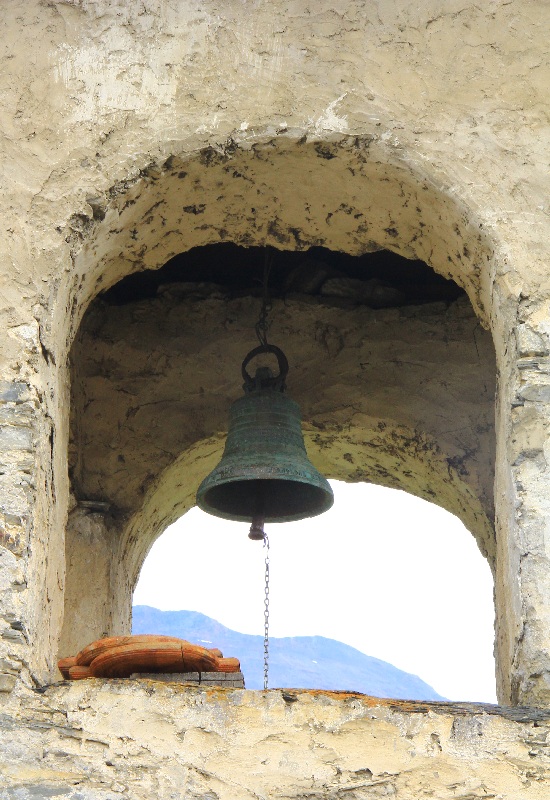 The bell tower of the church of St. Archangel Gabriel in Landzeri, XIII-XIV