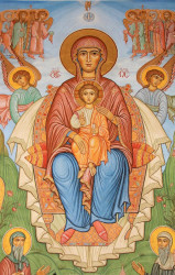 jarek1 
Theotokos - fresk painted by Georgian patriarch Ilia II 
2014-12-12 21:57:18