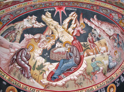 PALADA 
Nașterea Domnului, frescă din biserica nouă a mănăstirii Peștera Sfântului Andrei - Dobrogea 
2014-12-25 22:04:11