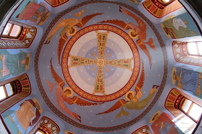 Dome of St. David and Constantine monastery main church