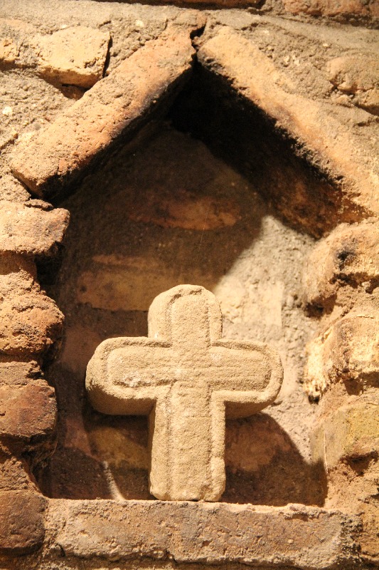 The cross in museum in Gori