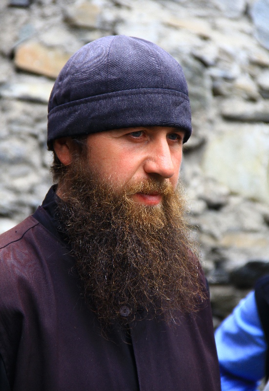 A monk from Mestia