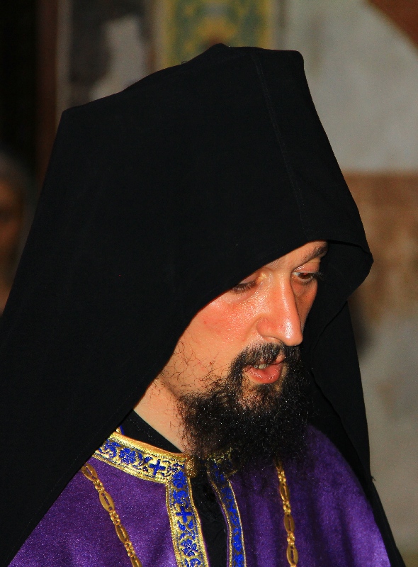 Georgian young monk