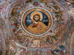 PALADA 
Mănăstirea Polovragi - biserica bolniță - turla Pantocrator. 
2015-01-06 21:46:20