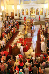 jarek1 
The Divine Liturgy in Holy Trinity Cathedra in Tbilisi 
2015-01-19 12:37:52