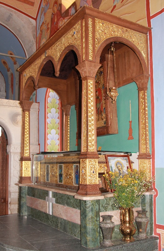 The reliquary of St. St. great martyrs David and Canstantin