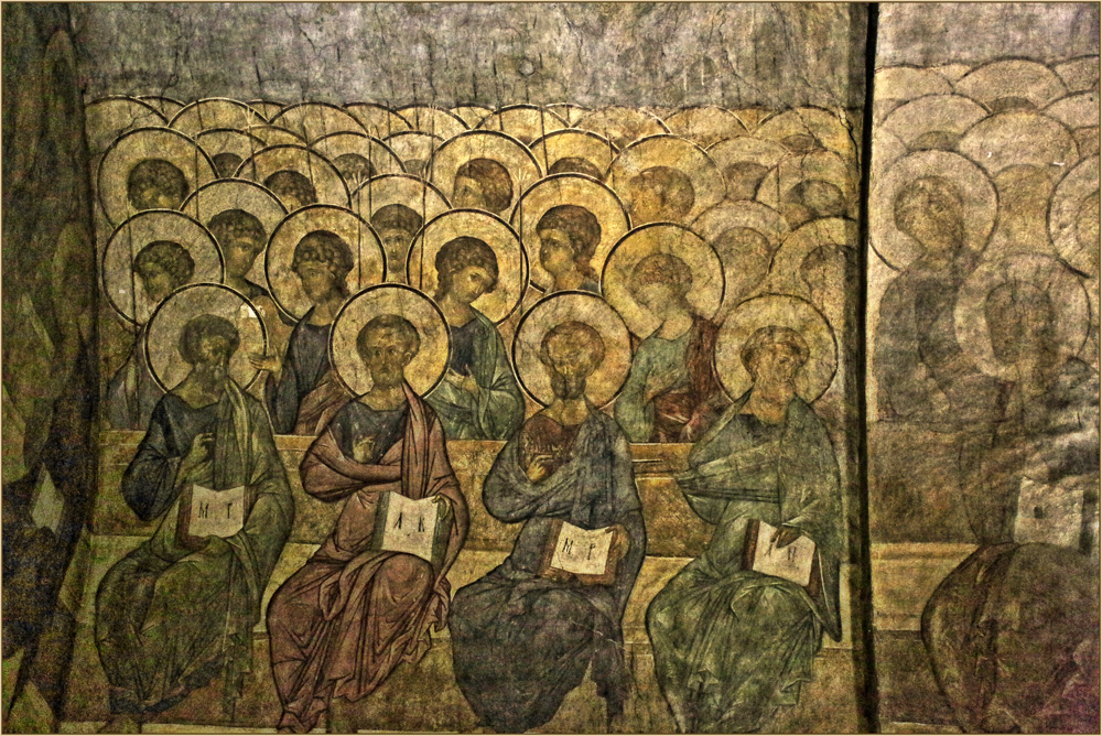 Фреска Андрея Рублева "Страшный суд"