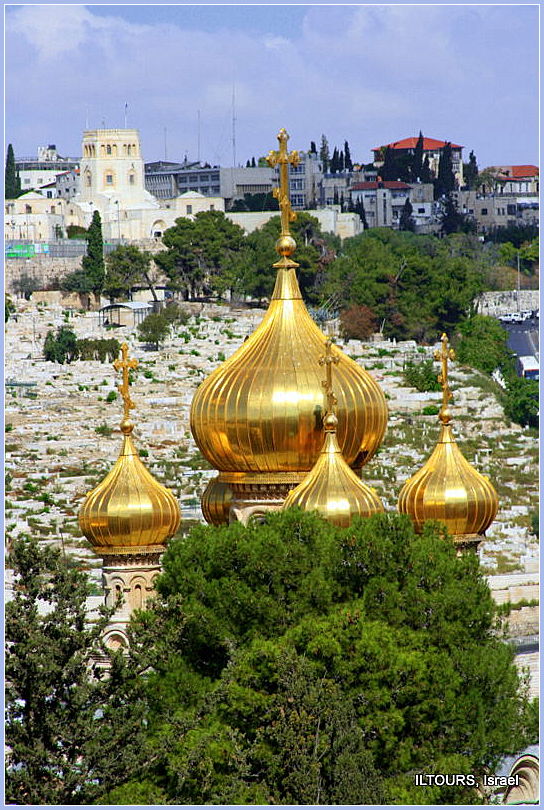 Domes of St. Mary Magdalene Church, Jerusalem