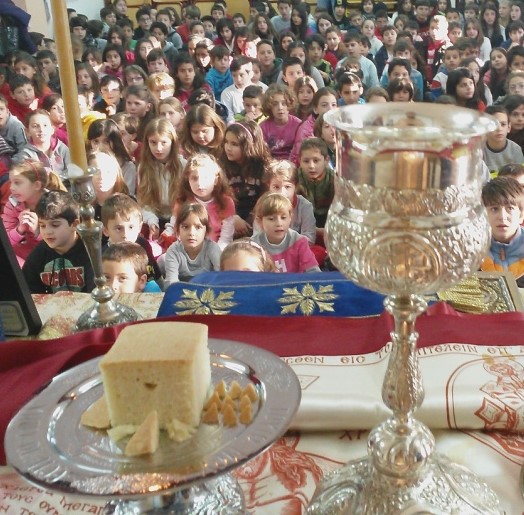 Θεία Λειτουργία για μαθητές
