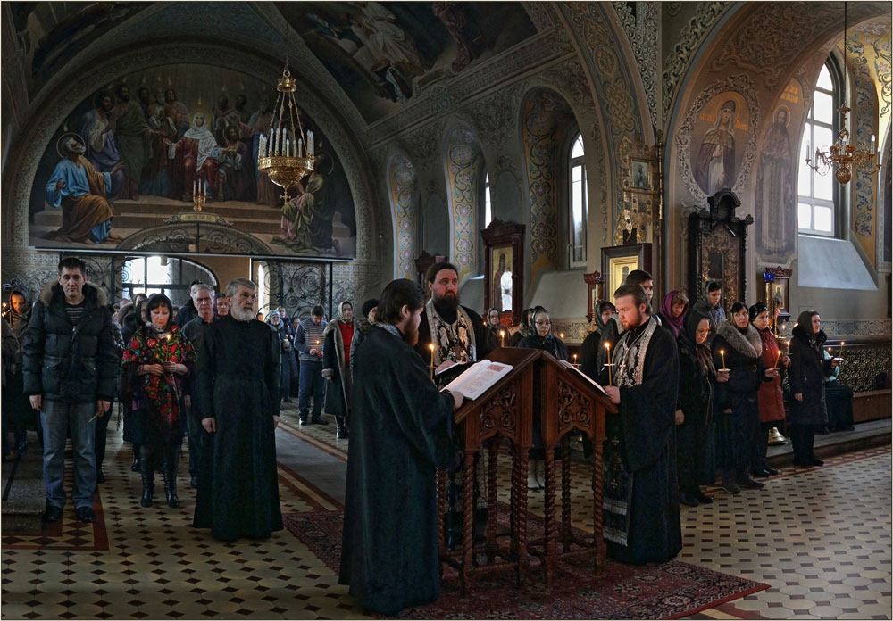 Чтение Великого Покаянного Канона св.Андрея Критского