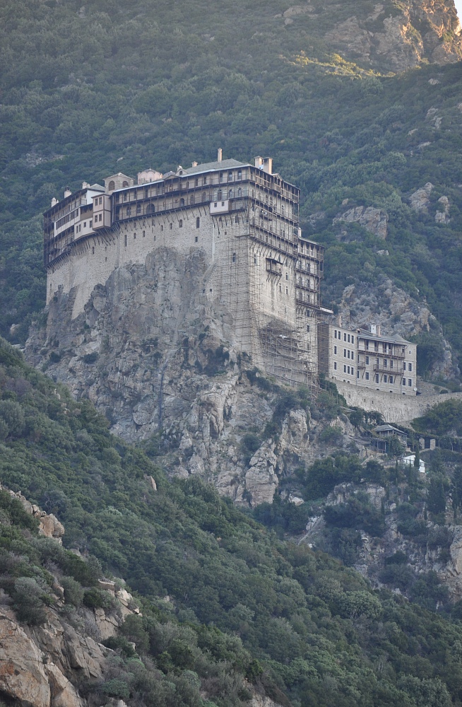 МОНАСТЫРЬ СИМОНОПЕТР - Ιερά Μονή Σίμωνος Πέτρα - Monastery Simonos Petras 2014 (2)
