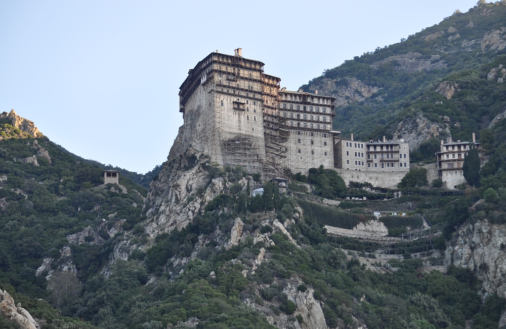 МОНАСТЫРЬ СИМОНОПЕТР - Ιερά Μονή Σίμωνος Πέτρα - Monastery Simonos Petras 2014 (4)