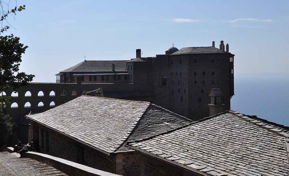 МОНАСТЫРЬ СИМОНОПЕТР - Ιερά Μονή Σίμωνος Πέτρα - Monastery Simonos Petras 2014 (9)