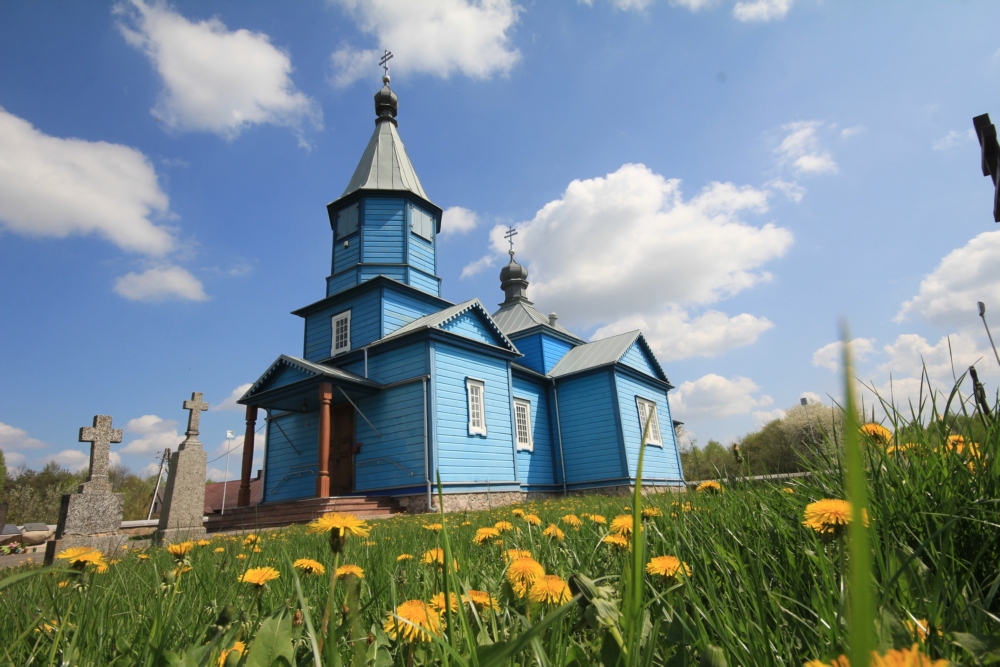 The church of the Exaltation of the Holy Cross in Kożany