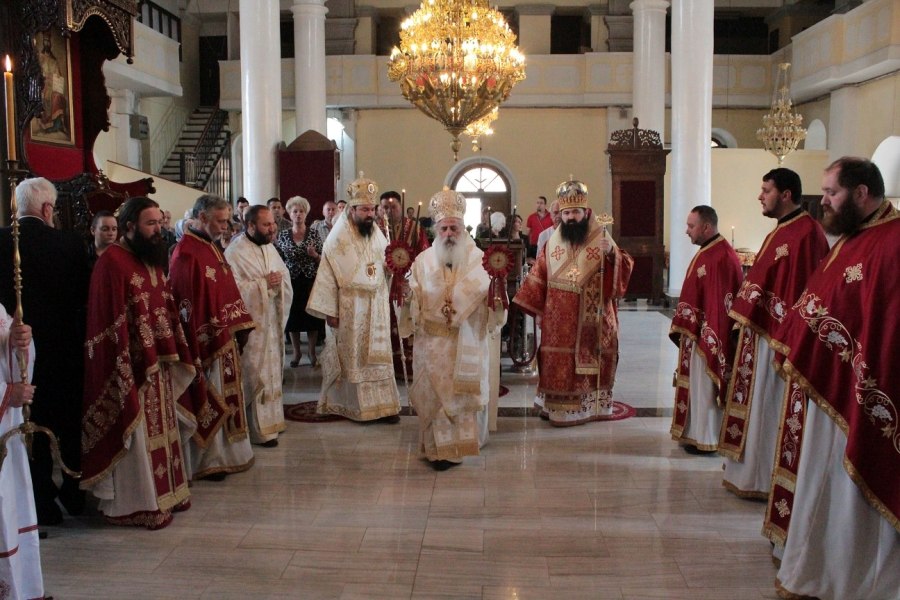 Proslava praznika Svetih Kirila i Metodija u Tetovo, Makedonija.