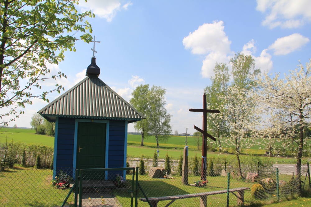 The chapel of St. John the Baptist in a village of Złotniki