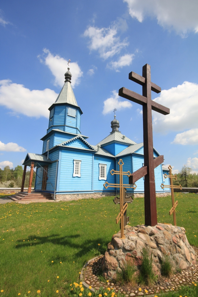 The Elevation of the Holy Cross church in Kożany