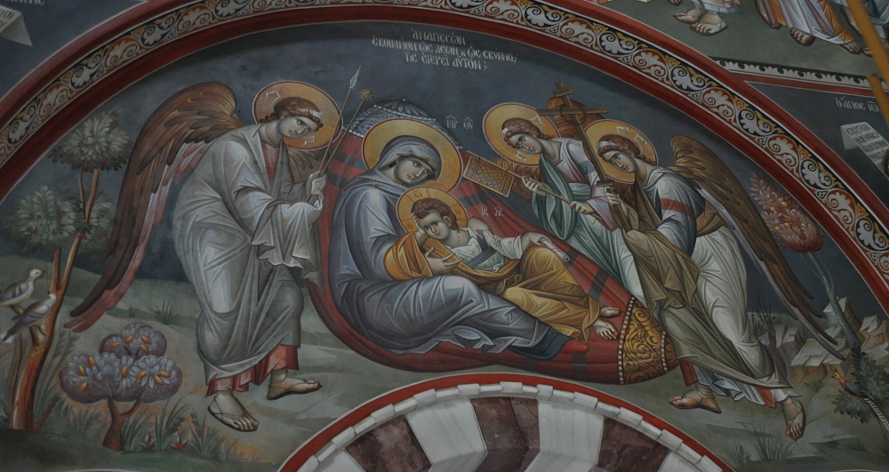 Kelia Burazeri at Month Athos
