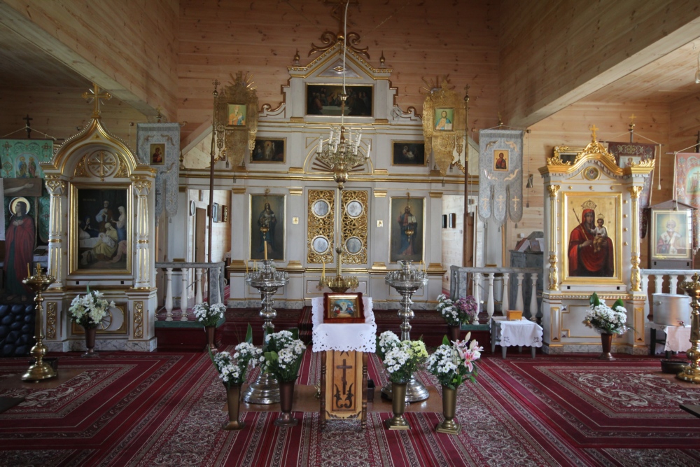 The interior of the Elevation of the Holy Cross church in Kożany
