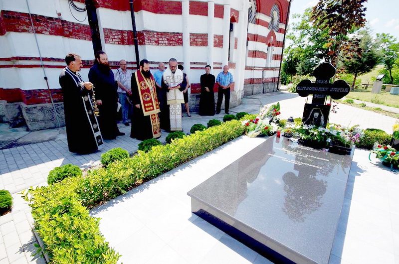 Memorial service in the Monastery of "St George" in Deljadrovce, Macedonia.