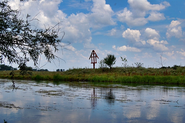 Cross at Comana Monastery, Giurgiu County
