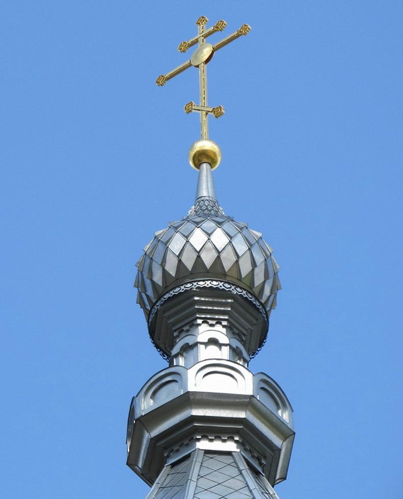 Царква Іверскай іконы Божай Маці ў Бабруйску. Купал званіцы.