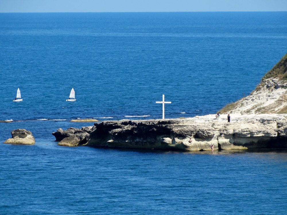 Black sea cross, near Tzarevo, Bulgaria