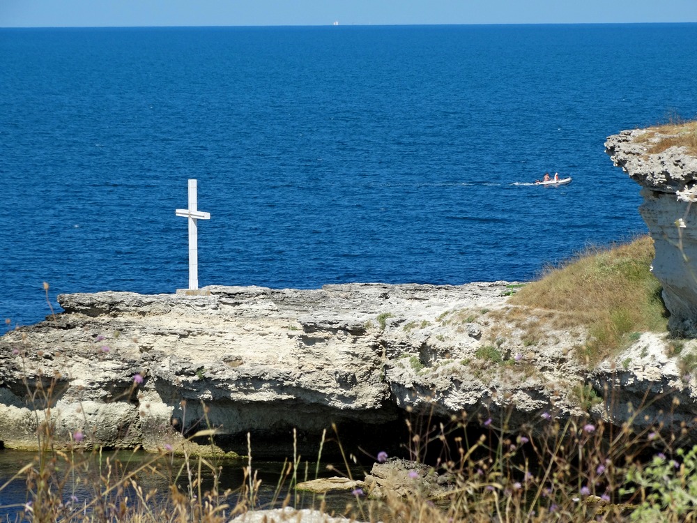 Black sea cross, near Tzarevo, Bulgaria
