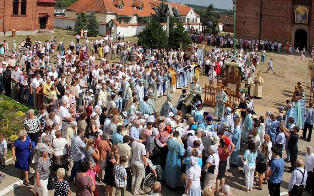 Feast in a honour of Suprasl icon of the Mother of God