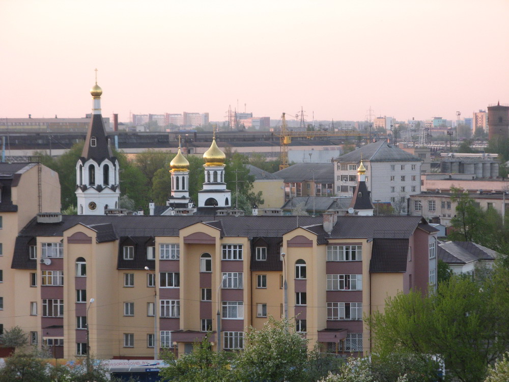 Свята-Мікольскі мужчынскі манастыр у Гомелі. Панарама. 2012. Травень