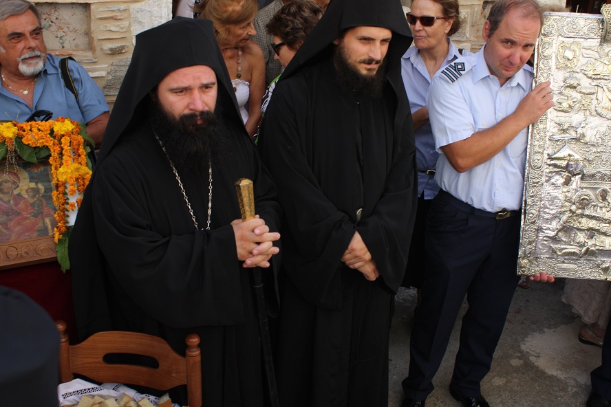 Today at VRODIANI MONASTERY AT SAMOS.Abot THEOPHANIS and pater PHOTIOS.