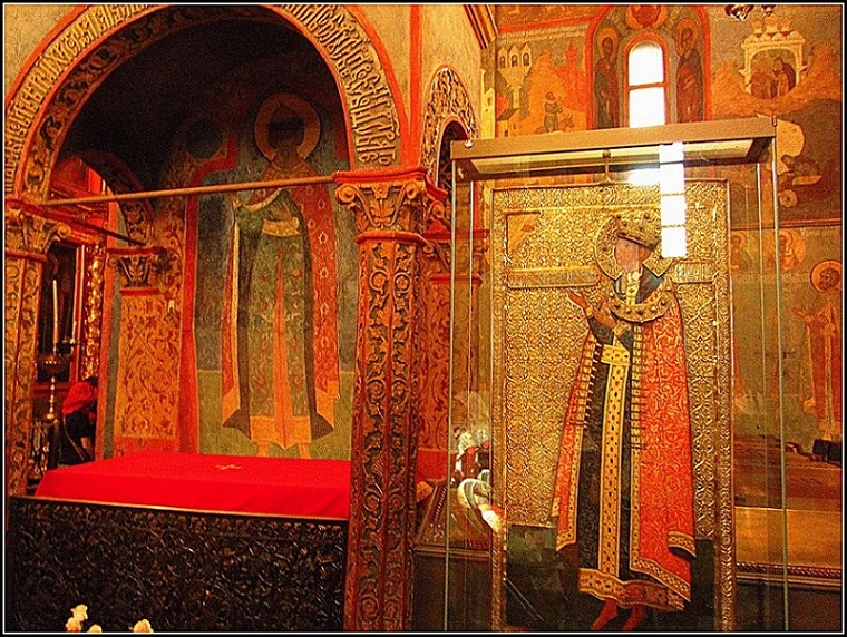 Архангельский собор московского кремля    Arkhangelsky cathedral of the Moscow Kremlin