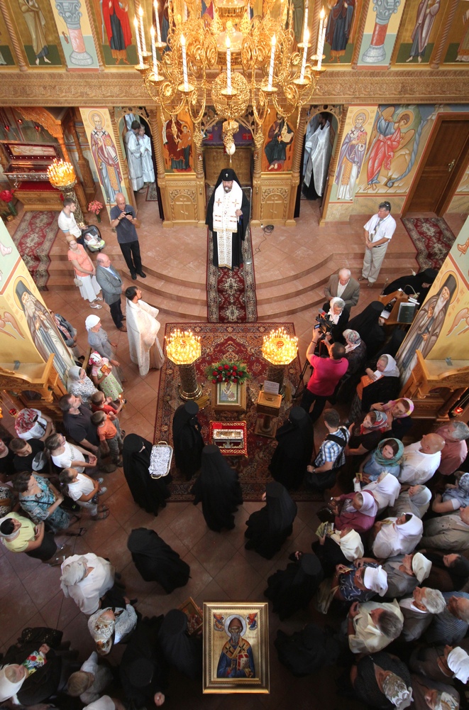 Relics of St. Spiridon of Tremithus in Zwierki Convent 1