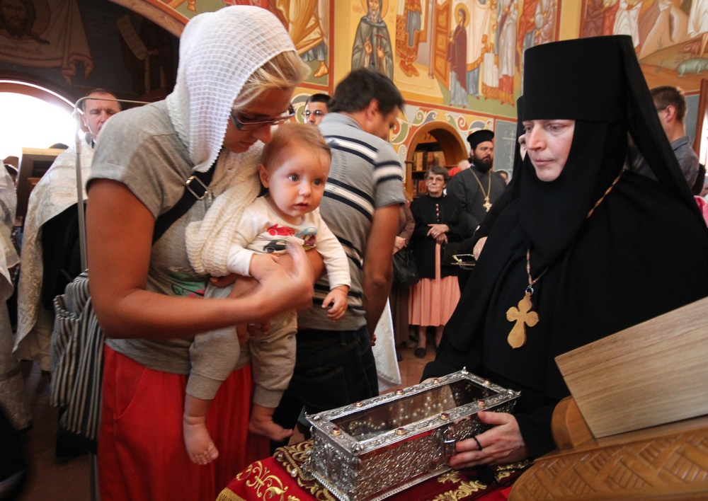 Relics of St. Spiridon of Tremithus in Zwierki Convent 2
