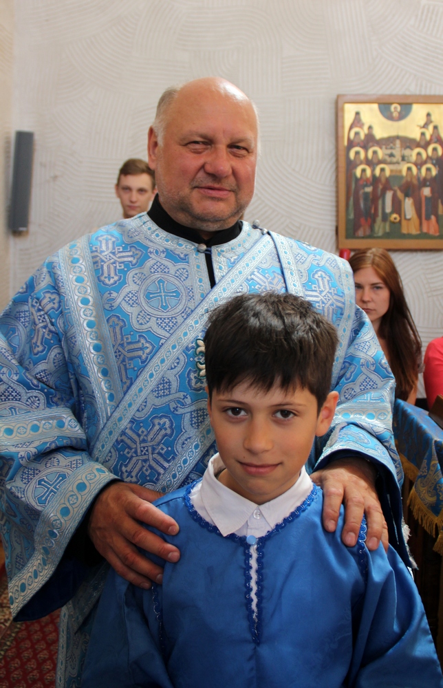 The deacon and future deacon :)