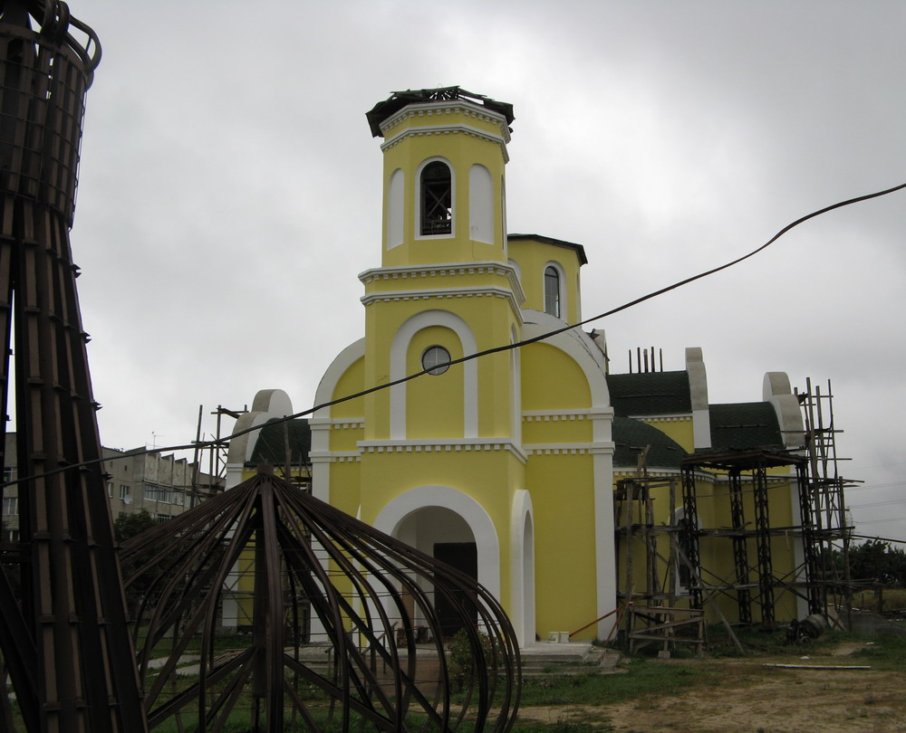 Узвядзенне царквы Казанскай іконы Божай Маці.Брылёў.2008 г.