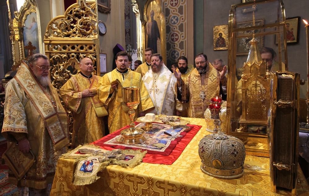 Divine Liturgy in St. Mary Magdalene Cathedral in Warsaw