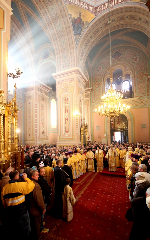 Divine Liturgy in St. Mary Magdalene Cathedral in Warsaw