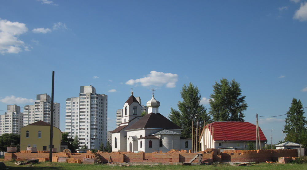 Узвядзенне новай царквы.