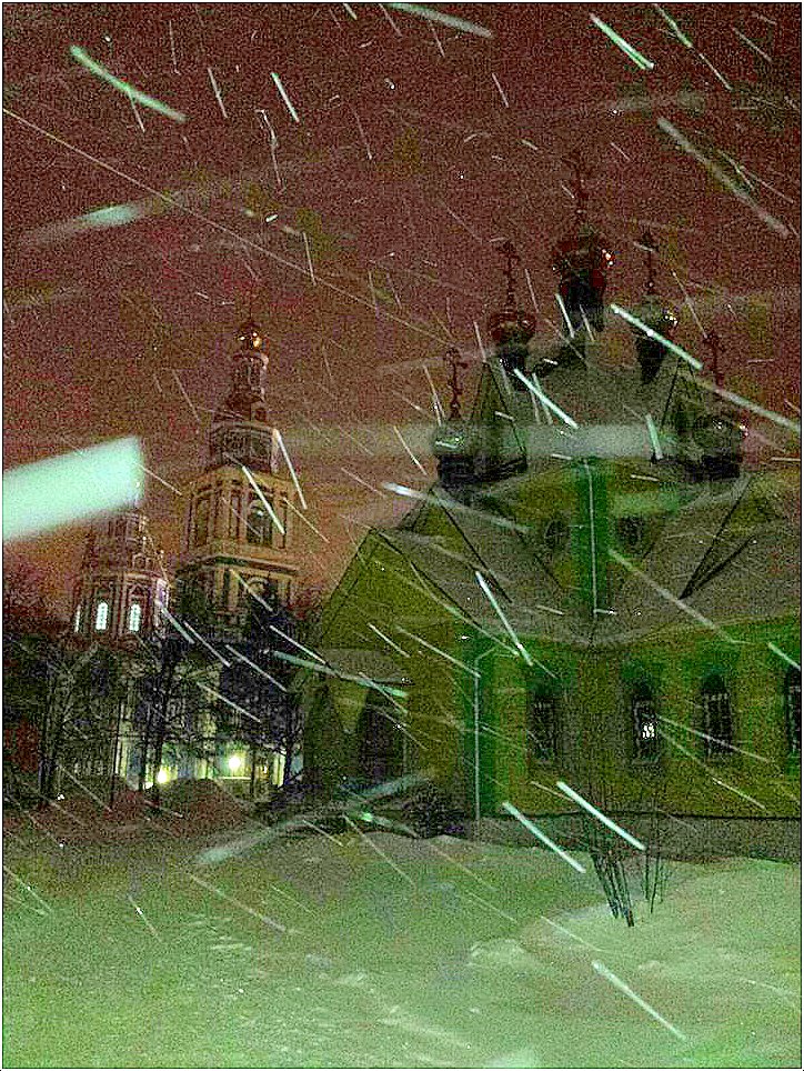 Снегопад на Рождество