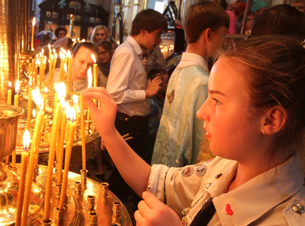 Divine Liturgy in St. Nicholas cathedral in Bialystok