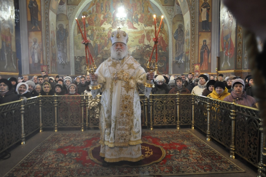 Рождество 2016, митрополит Софроний