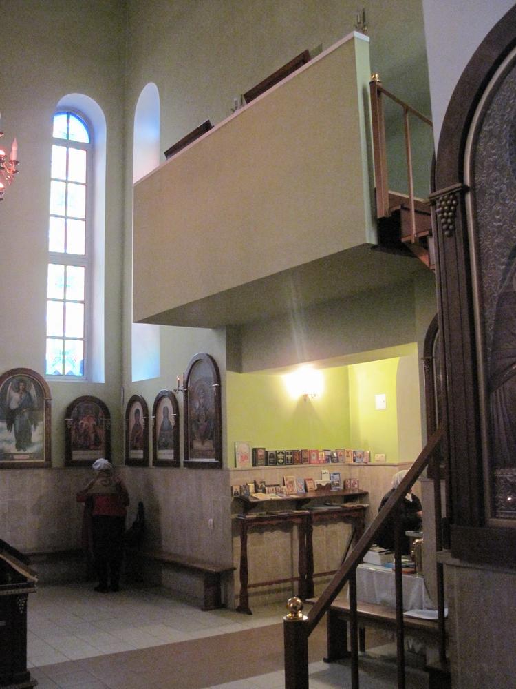 Царква Архістраціга Міхаіла ў Касцюкоўцы. Хоры.