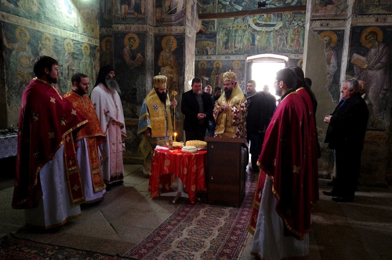 Литургија во Старо Нагоричане
