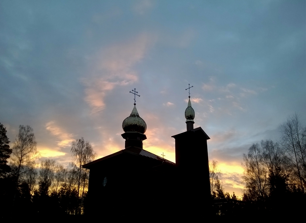 Orthodox cementary church in Bobrowniki