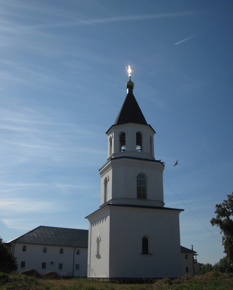 Баркалабаўскі манастыр. Званіца. Самалёт і птушка