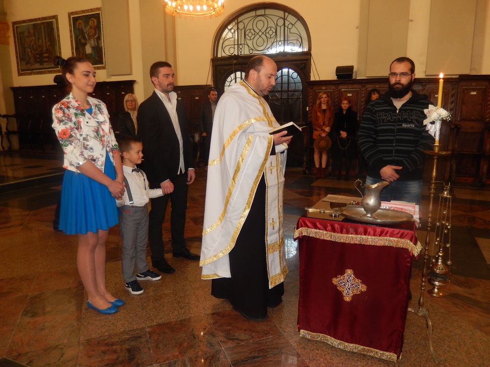 Крштење малог Тадеја 