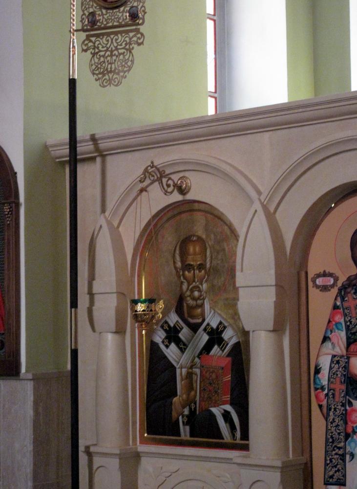Царква Архістраціга Міхаіла ў Касцюкоўцы. Свяціцель Мікалай.
