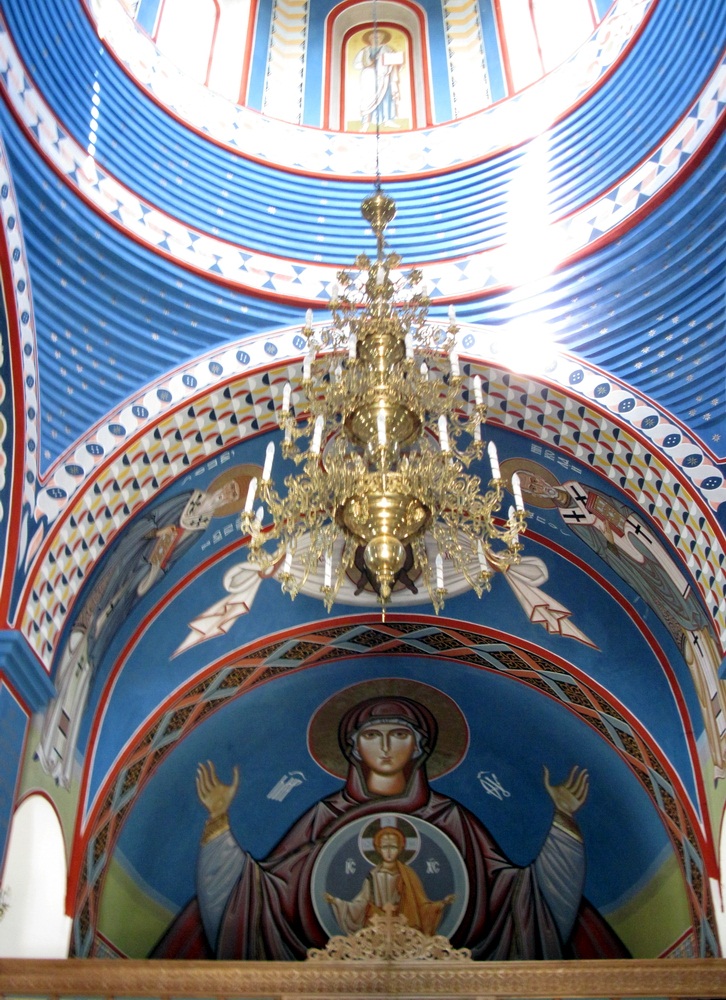 Роспіс царквы св. Іаана Прадцечы ў Баркалабаўскім манастыры. Алтар.